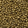 Бисер, (стекло), 11/0, упак./20 гр., Astra&Craft (М913 св. оливковый/непрозрачный, матовый)