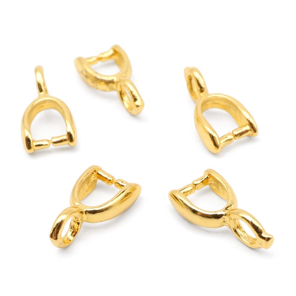 Держатель для кулона 9*5мм, уп. 5шт Astra&Craft (MH.111943-1 золото)