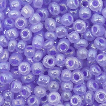 Бисер, (стекло), 11/0, упак./20 гр., Astra&Craft (146 сине-сиреневый/жемчужный)