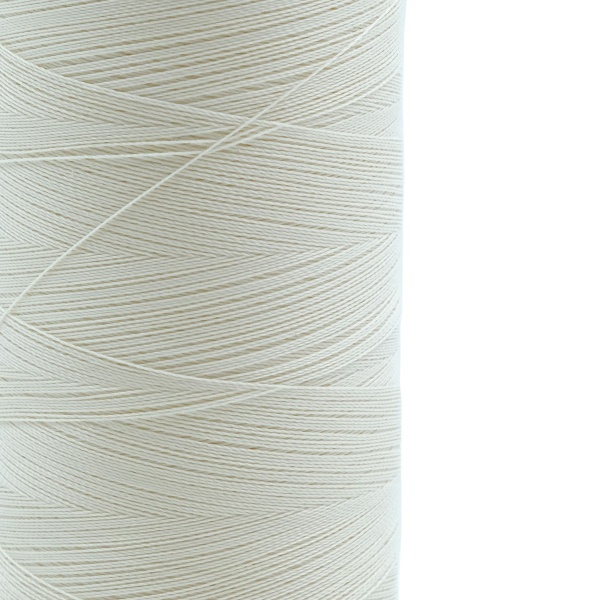 Нить оверлочная крученая 150D/2 1500 м (126 бело-кремовый)