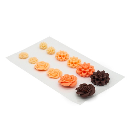 Декор для рукоделия 'Цветы' 12 шт/упак, Astra&Craft (ARS2078)