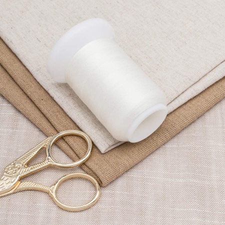 Водорастворимая нить для наметки 40/2, 500м, 20гр.C, цв. Белый, Astra&Craft