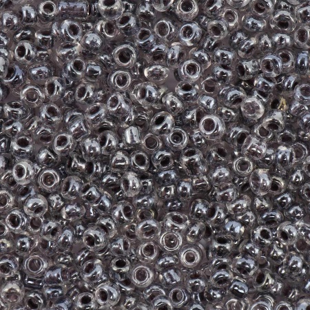 Бисер, (стекло), 11/0, упак./20 гр., Astra&Craft (2222 коричневый/прозрачный с цветным центром, глянцевый)