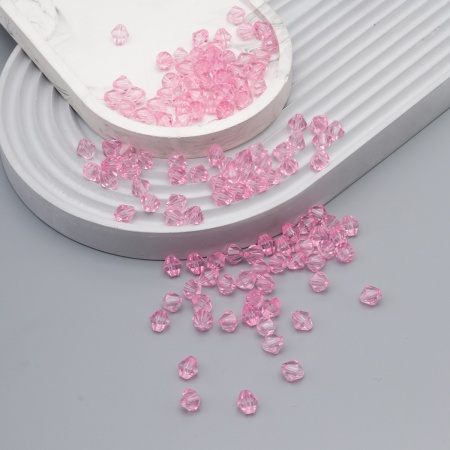 (684980) 2017 Бусины ромбовидные акрил, 8мм, 500гр. Astra&Craft (3 светло-розовый)