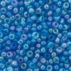 Бисер, (стекло), 11/0, упак./20 гр., Astra&Craft (163 св.голубой/прозр.радужный)