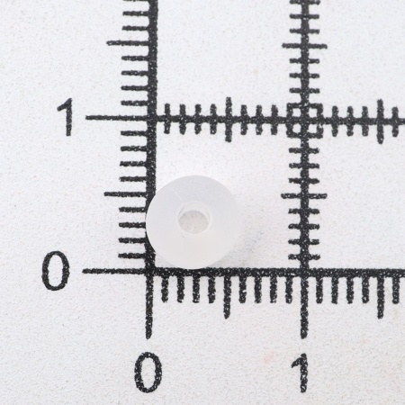2006 Бусины пластиковые, полупроз., матовые цвет., круглые, 6мм, 20гр,170(+/-10)шт/упак, Astra&Craft (033 прозрачный)