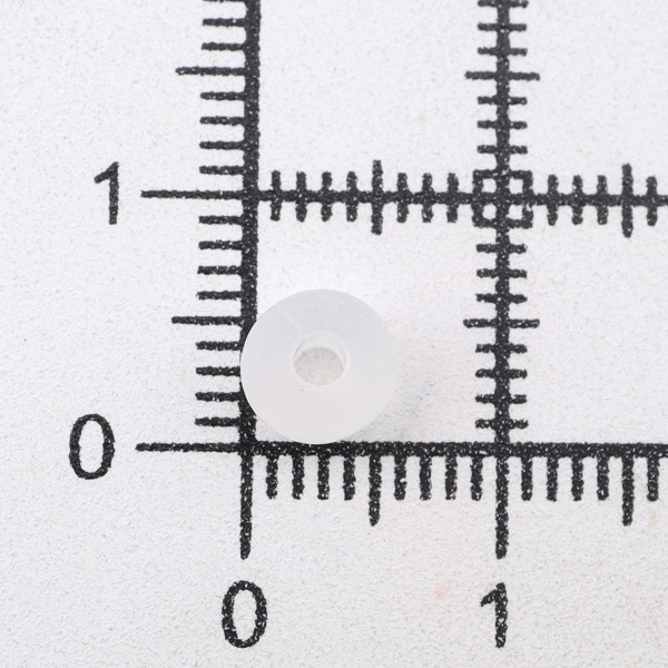 2006 Бусины пластиковые, полупроз., матовые цвет., круглые, 6мм, 20гр,170(+/-10)шт/упак, Astra&Craft (033 прозрачный)