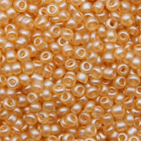 Бисер 11/0, 500 г., Astra&Craft (M902 св. золотой/прозрачный, матовый)