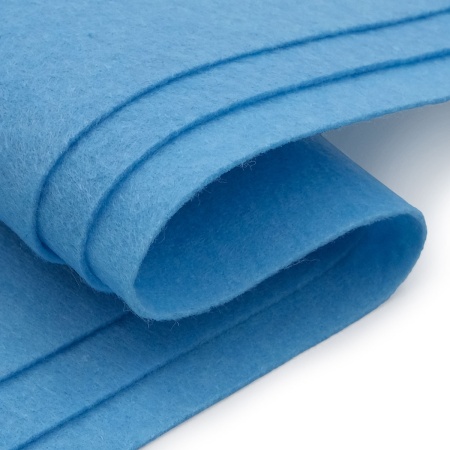 Фетр листовой мягкий, 1.0мм, 20х30см, 10 шт/упак Astra&Craft (AF832 серо-голубой)