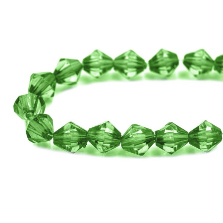 (684980) 2017 Бусины ромбовидные акрил, 8мм, 500гр. Astra&Craft (57 зеленый)