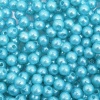 Бусины пластиковые, 'жемчуг', цветные, круглые, 5мм, 25гр, Astra&Craft (029 NL бирюза)