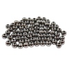 Бусины металлизированные, пластик, 6мм 15гр (130+/-10шт), Astra&Craft (2006 гематит)