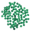 2023 Бусины пластиковые, акрил, прозрач. в цвете, граненые круглые, 8мм, 25гр, Astra&Craft (59 темно-зеленый)