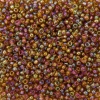 Бисер, (стекло), 11/0, упак./20 гр., Astra&Craft (162С медный/прозр.радужный)