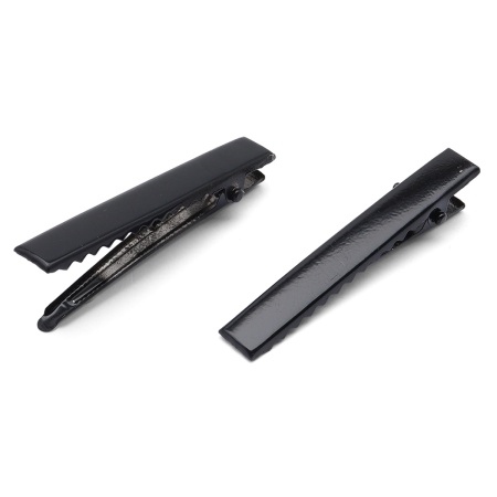 4AR081 Основа для заколки крокодил, черная 5,5 см, 5 шт/упак, Astra&Craft