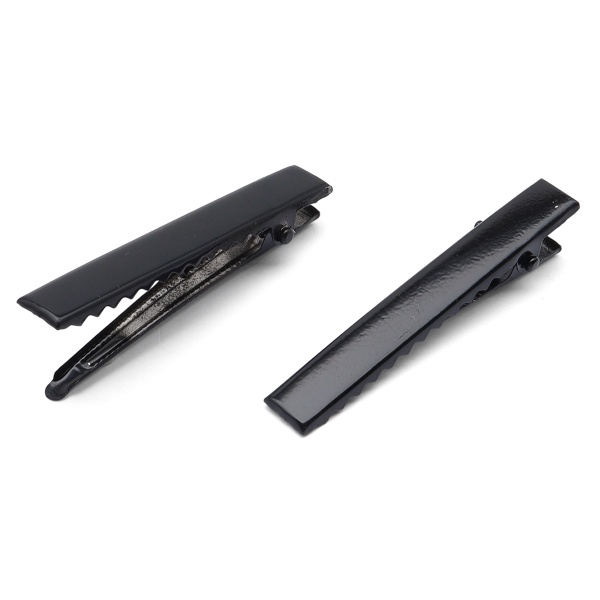 4AR081 Основа для заколки крокодил, черная 5,5 см, 5 шт/упак, Astra&Craft