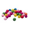 4AR399 Бусины деревянные, цветной микс, круглые, 12мм, 18гр, 30шт/упак, Astra&Craft (яркий микс)