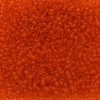 Бисер, (стекло), 11/0, упак./20 гр., Astra&Craft (9В т. оранжевый/прозрачный)