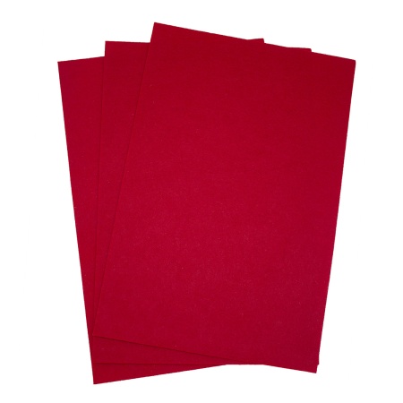 Фетр листовой жесткий, 1.0мм, 20х30см, 3шт/упак Astra&Craft (AF802 красный)