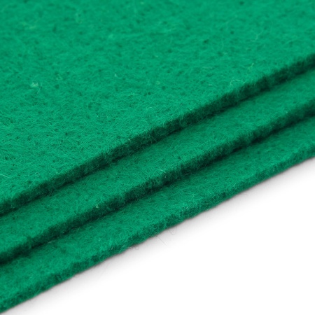 Фетр листовой мягкий, 3.0мм, 20х30см, 3шт/упак Astra&Craft (AF850 изумрудный)