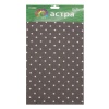 Фетр листовой мягкий с рисунком 'Горох', 1.0мм, 20х27см, 10шт/упак, Astra&Craft (AF861/YF690 шоколадный)