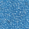 Бисер, (стекло), 11/0, упак./20 гр., Astra&Craft (103 голубой/прозрачный, глянцевый)