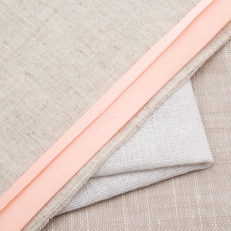 Косая бейка атласная 1,5см*5м 0000-1534 (6048 яр.персиковый)