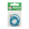 4AR343 Шнур вощеный с замком, 2мм, 45см. Astra&Craft (11 синий)