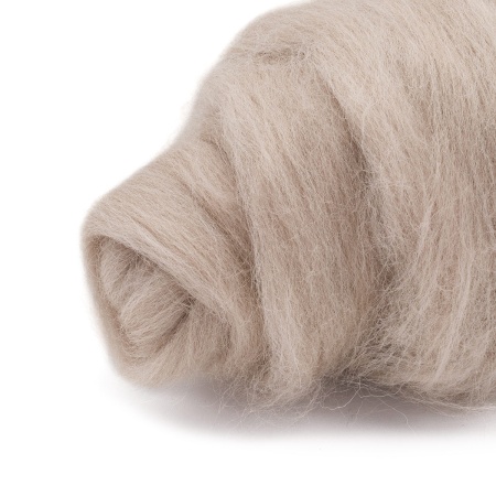 Шерсть для валяния полутонкая, 50 гр., Astra&Craft (007 лен)