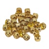 ЗЦ017НН44 Хрустальные стразы в цапах круглые (золото) цитрин 4х4 мм, 29-30 шт/упак Astra&Craft