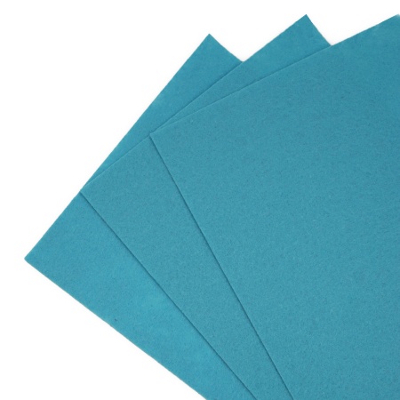 Фетр листовой жесткий, 1.0мм, 20х30см, 3шт/упак Astra&Craft (AF831 голубой)