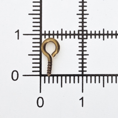 FIN2150 Штифты винтовые, 8*4mm, 50 (+/-5)шт/упак, Astra&Craft (латунь)