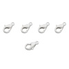 4AR233 Замок для бус карабин 10мм, 5шт/упак, Astra&Craft (Серебро)