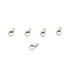 4AR234 Замок для бус карабин 12мм, 5шт/упак, Astra&Craft (Никель)