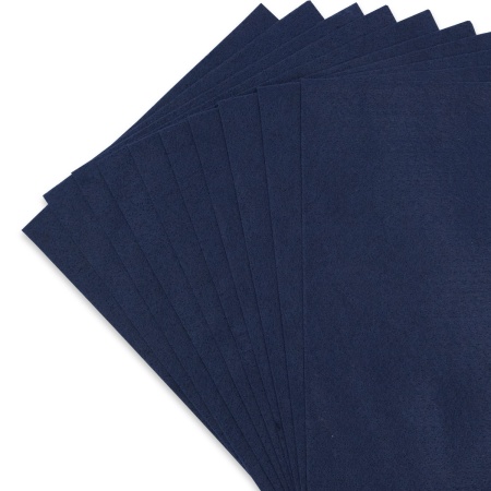 Фетр листовой мягкий, 1.0мм, 20х30см, 10 шт/упак Astra&Craft (AF866 иссиня-черный)