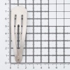 2AR23207-1 Заготовка для заколки клик-клак 8см, никель, 20шт/упак, Astra&Craft