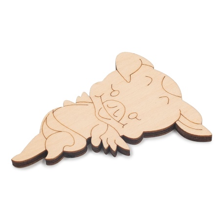 L-995 Деревянная заготовка 'Ангельская Хрюша' 61*80*4мм Astra&Craft