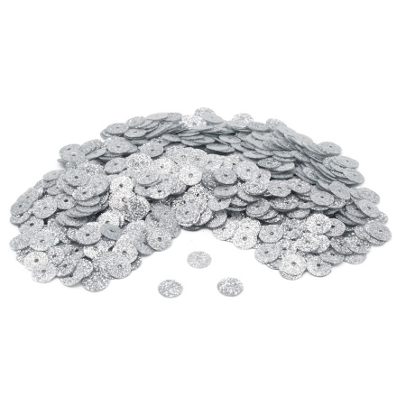 Пайетки 'Глиттер', 6мм, Astra&Craft, 10г (9601 серебро)