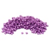 7429 Бусины пластиковые с двойным отверстием, плоский квадрат, 6*6*3мм, 50гр Astra&Craft (17 фиолетовый)