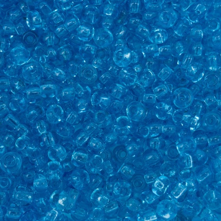 Бисер, (стекло), 11/0, упак./20 гр., Astra&Craft (3 голубой прозрачный)