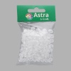 Бусины пластиковые, акрил, прозрач. в цвете, граненые круглые, 10мм, 25гр, Astra&Craft (MG.3241.17 прозрачный)
