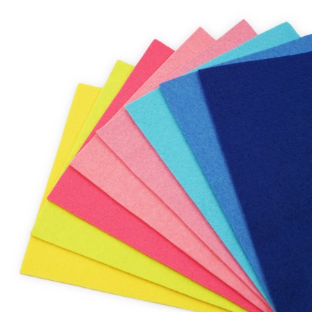 Фетр листовой мягкий ассорти, 3.0мм, 20х30см, 8шт/упак Astra&Craft (8)