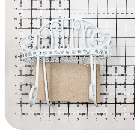 KB3135 Металлический мини стул, белый 8,7*4*7,5см Astra&Craft