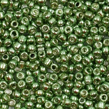 Бисер, (стекло), 11/0, упак./20 гр., Astra&Craft (1114 зеленый/глянцевое покрытие)