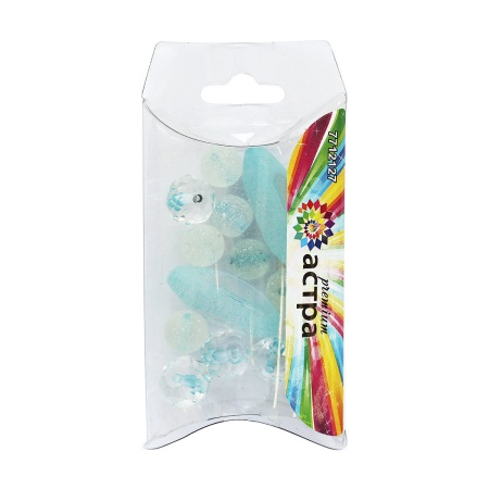 TR-2151 Набор декоративных бусин, упак./14 шт., Астра Premium