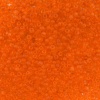 Бисер, (стекло), 11/0, упак./20 гр., Astra&Craft (M9В т.оранжевый/прозрачный матовый)