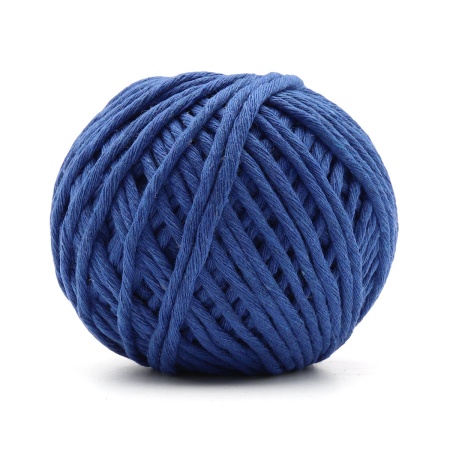 70098 Шпагат х/б 1500 текс, 2-3мм*50м, 60 гр (+/- 5 гр), цветной (синий)