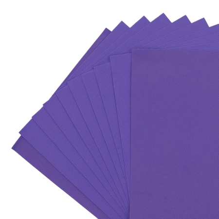 Фоамиран EVA-1010, 10 шт, 20х30 см, 1 мм., Astra&Craft (ZK-028 чернильный)