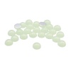 Полубусины пластиковые, 'желейные', полупрозрачные в цвете, 8мм, 25шт/упак, Astra&Craft (J34 светло-салатовый)