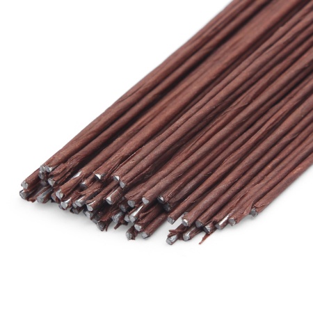 Проволока флористическая, бумажная оплетка, 1,2 мм*60 см, 50 шт. (+/-3 шт.), Astra&Craft (коричневый)